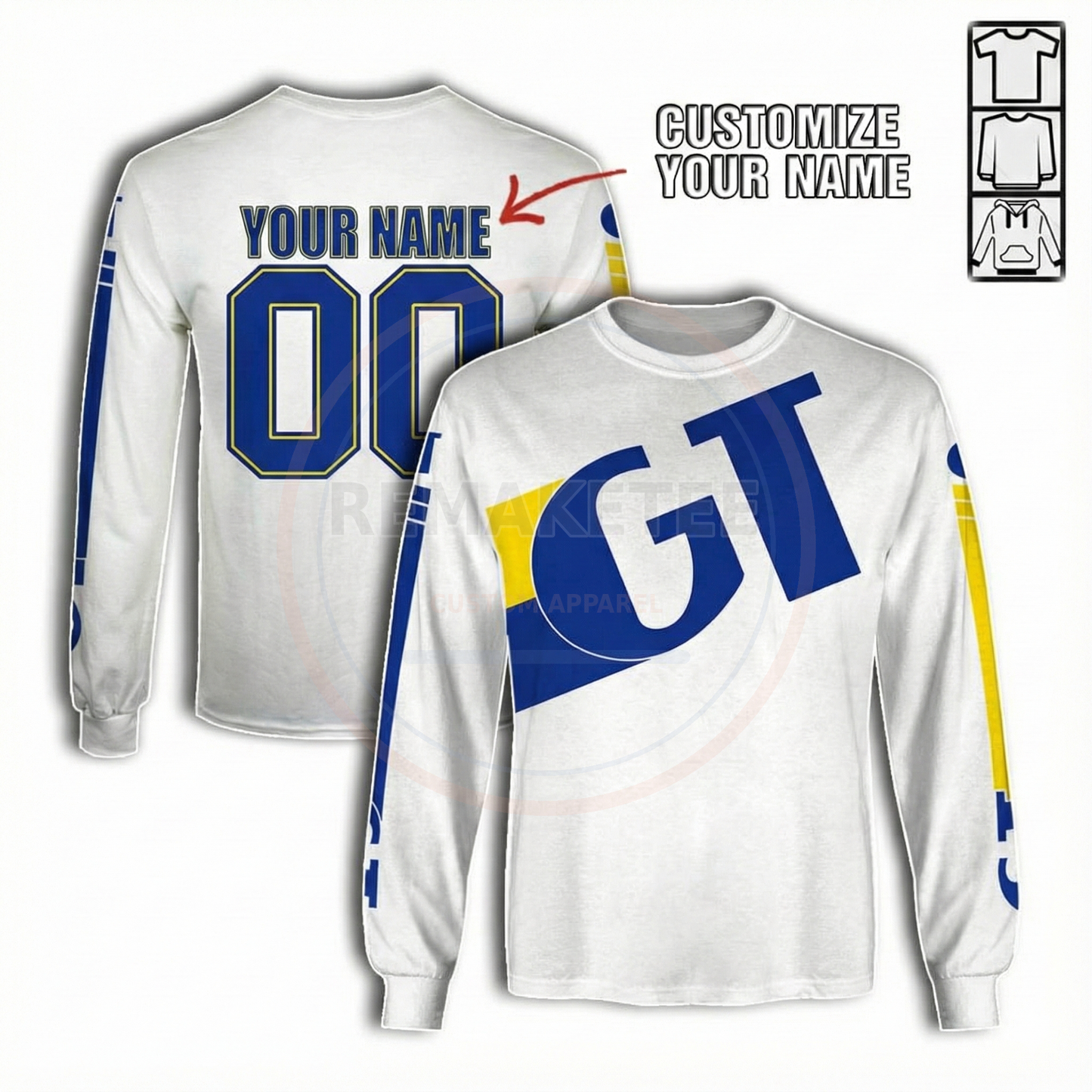RemakeTee Custom Vintage Retro BMX Racing Jersey 082
