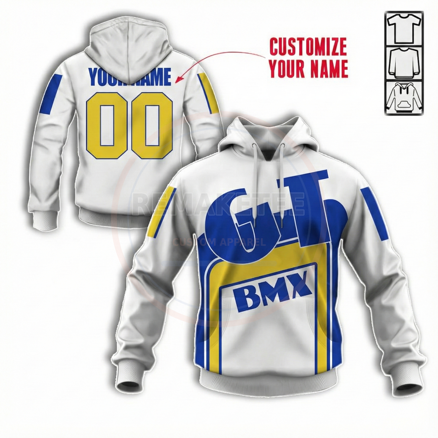 RemakeTee Custom Vintage Retro BMX Racing Jersey 083