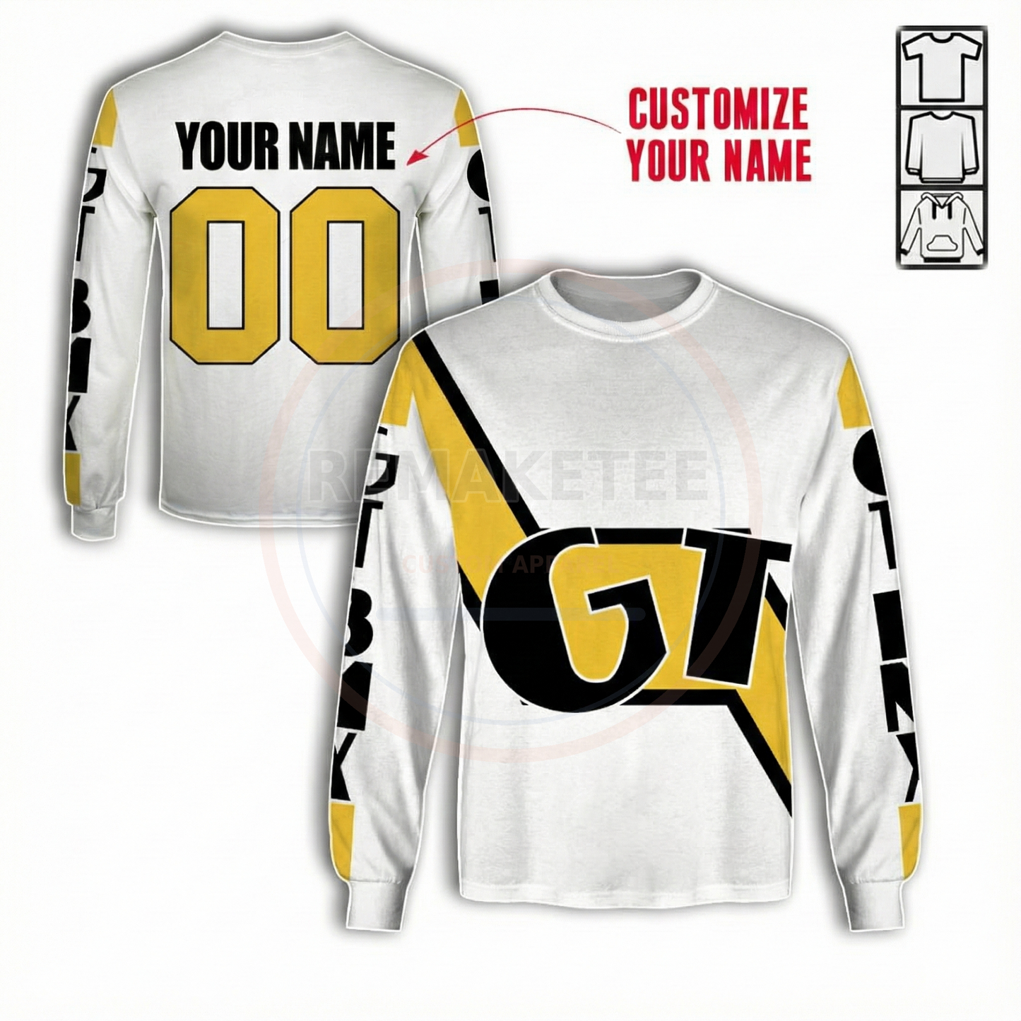 RemakeTee Custom Vintage Retro BMX Racing Jersey 085