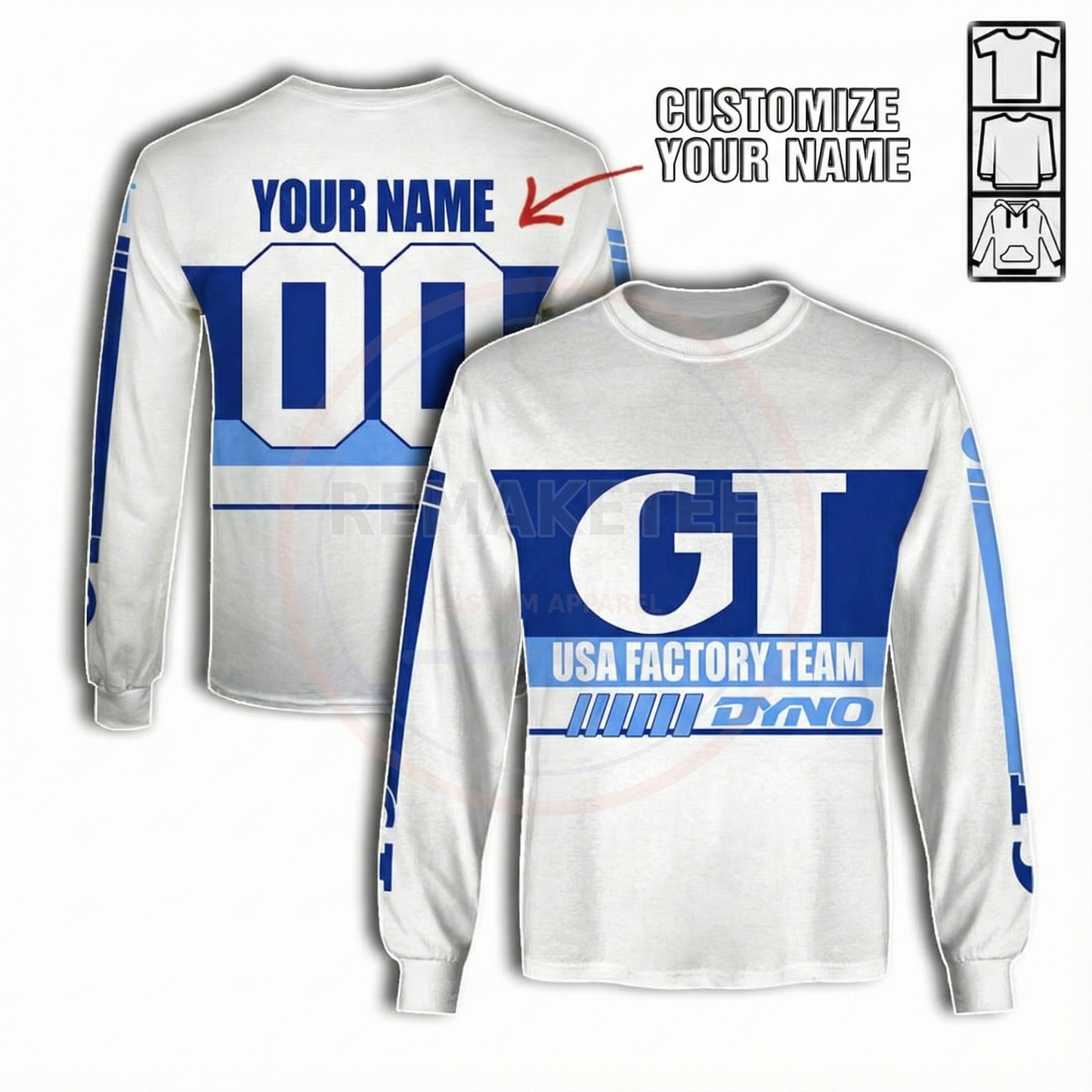 RemakeTee Custom Vintage Retro BMX Racing Jersey 086
