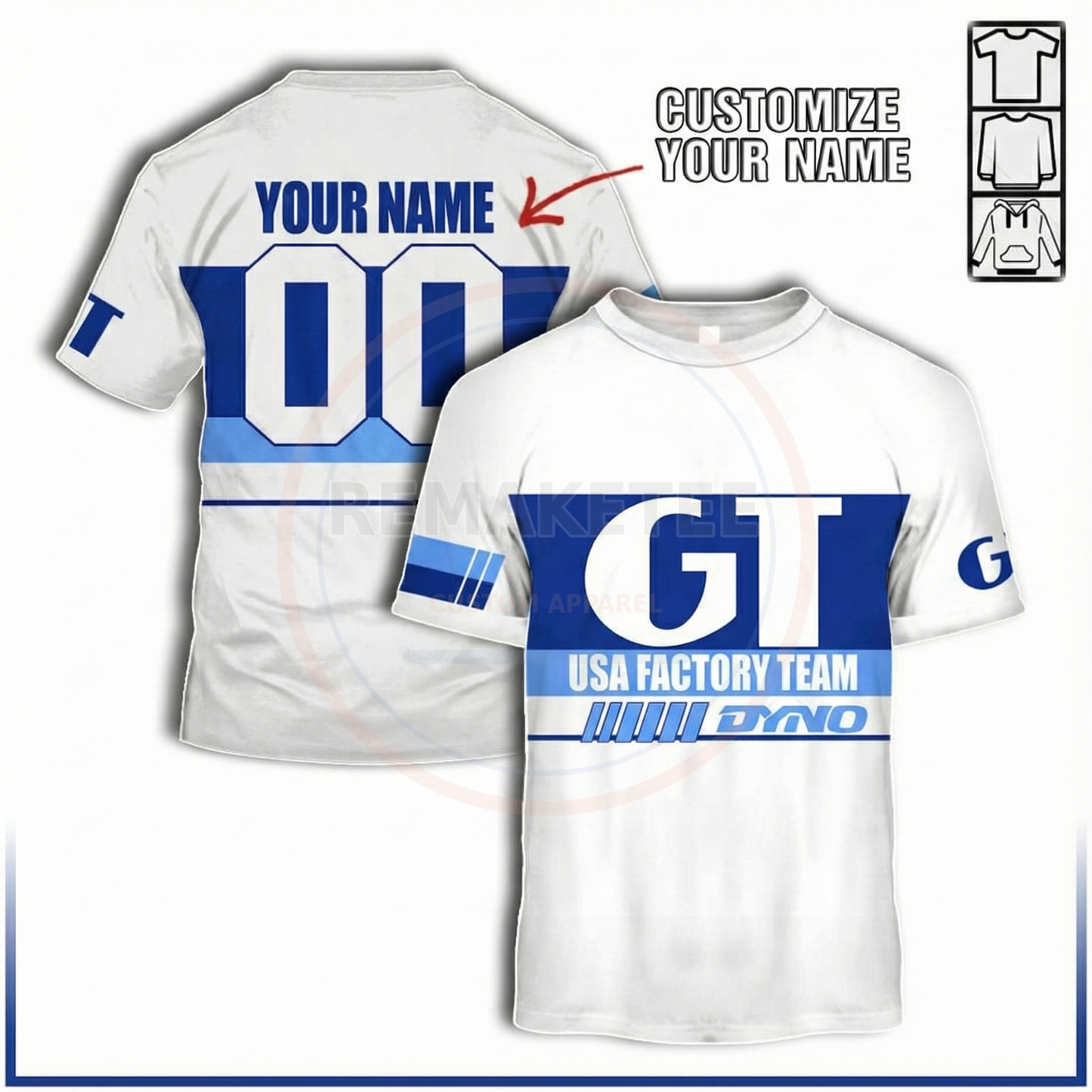 RemakeTee Custom Vintage Retro BMX Racing Jersey 086