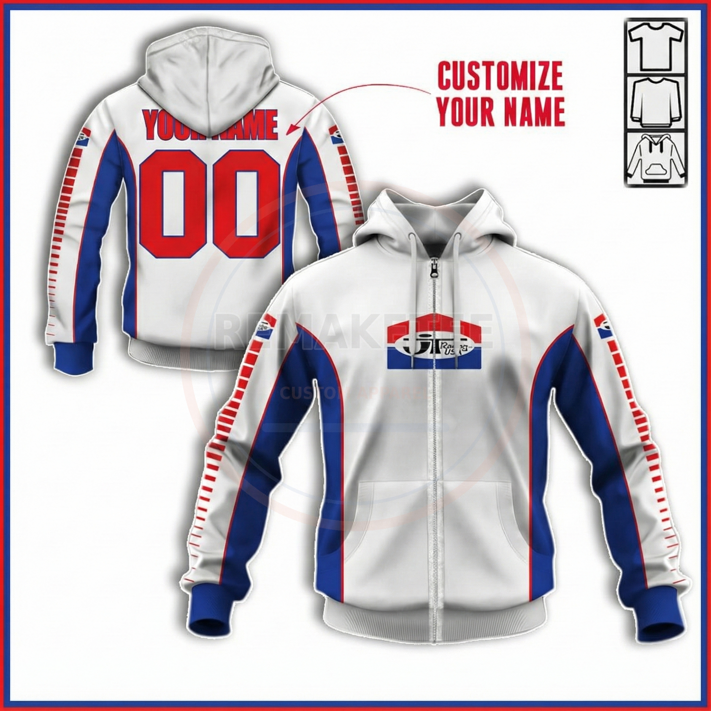 RemakeTee Custom Vintage Retro BMX Racing Jersey 088