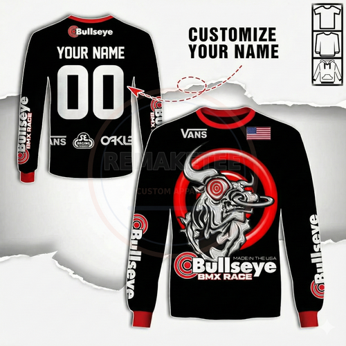 RemakeTee Custom Vintage Retro BMX Racing Jersey 100