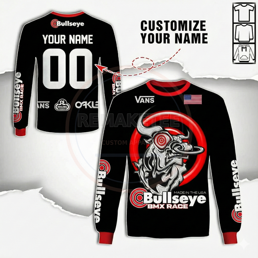 RemakeTee Custom Vintage Retro BMX Racing Jersey 100