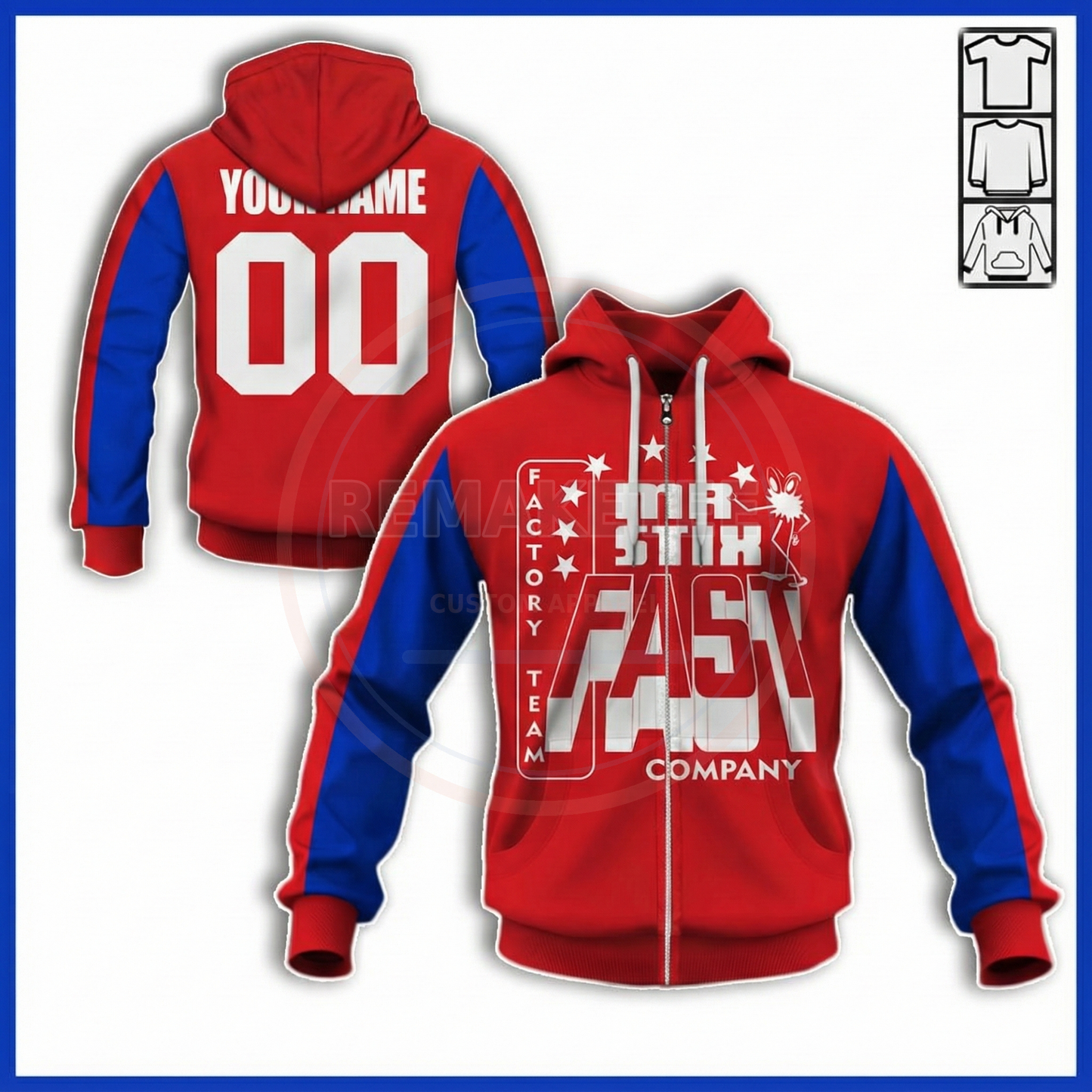 RemakeTee Custom Vintage Retro BMX Racing Jersey 102