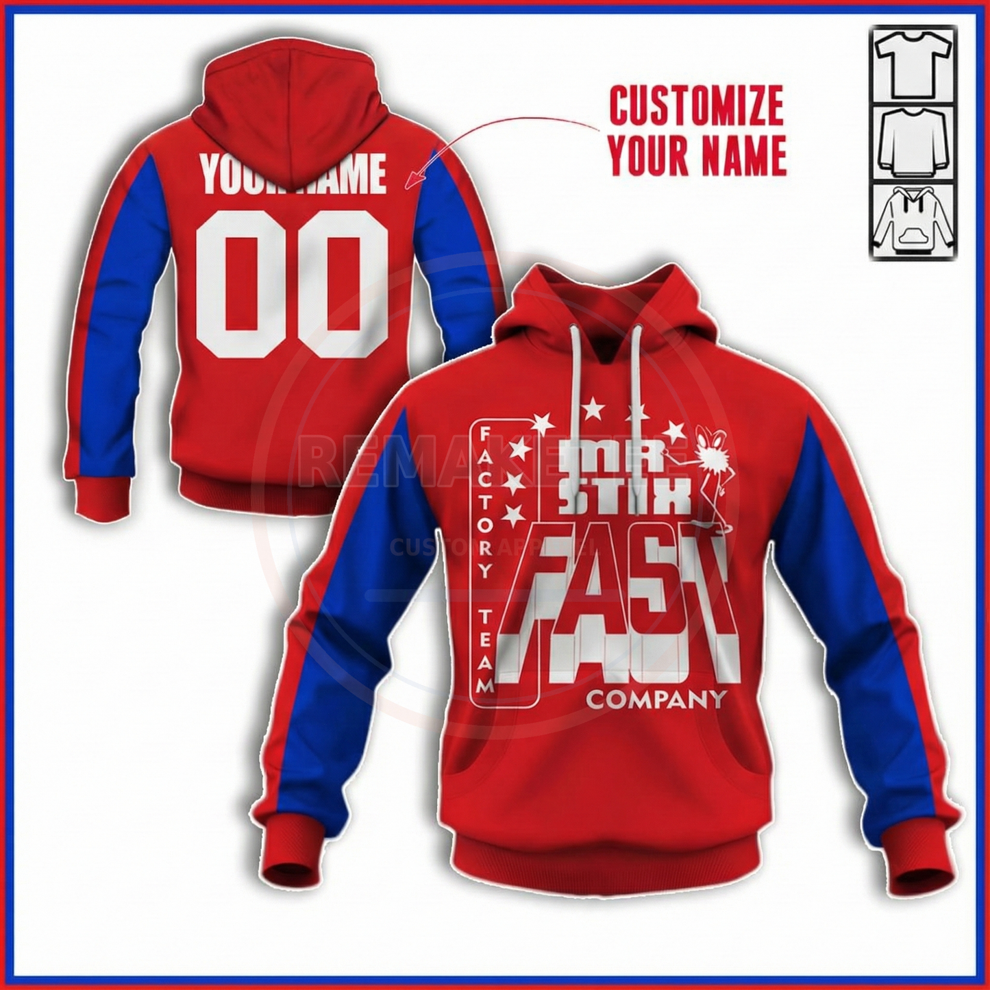 RemakeTee Custom Vintage Retro BMX Racing Jersey 102