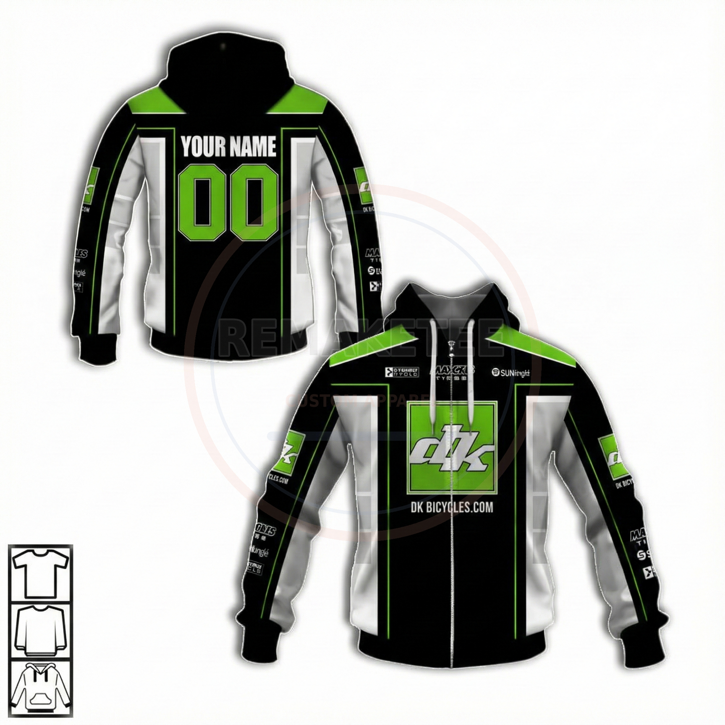 RemakeTee Custom Vintage Retro BMX Racing Jersey 094