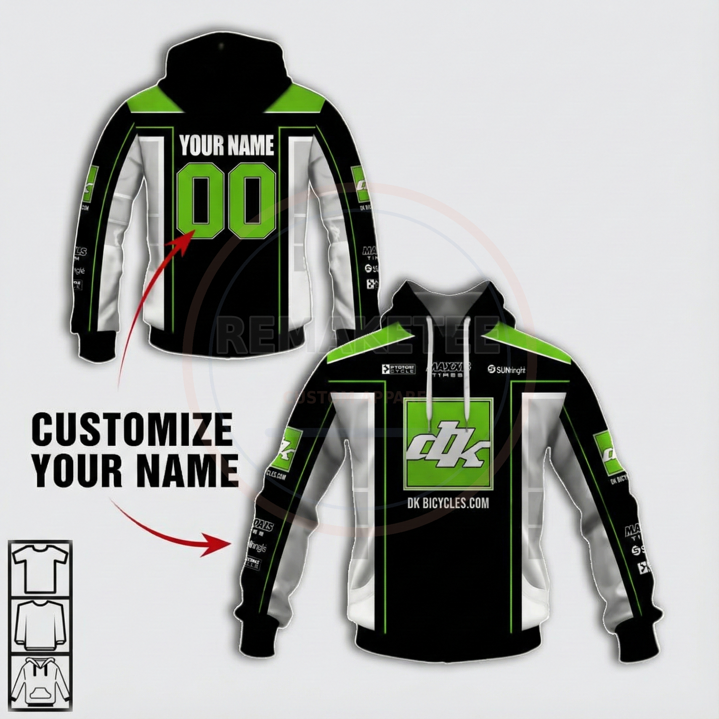RemakeTee Custom Vintage Retro BMX Racing Jersey 094