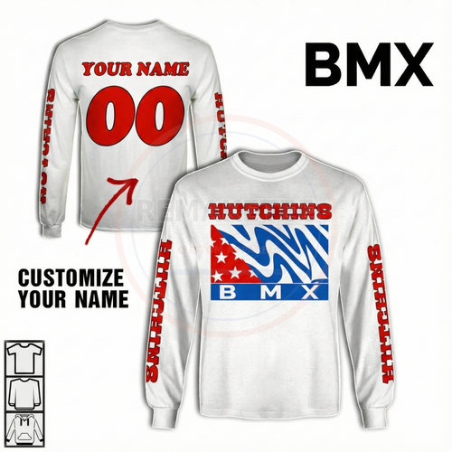 RemakeTee Custom Vintage Retro BMX Racing Jersey 095