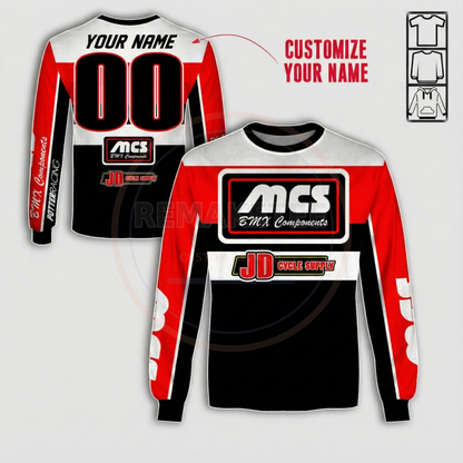 RemakeTee Custom Vintage Retro BMX Racing Jersey 096