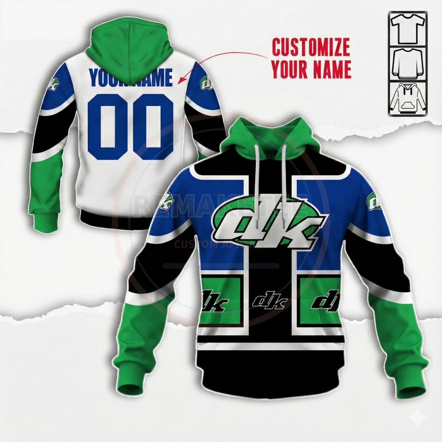 RemakeTee Custom Vintage Retro BMX Racing Jersey 093