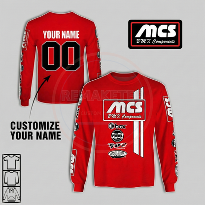 RemakeTee Custom Vintage Retro BMX Racing Jersey 097