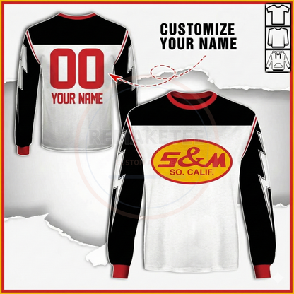 RemakeTee Custom Vintage Retro BMX Racing Jersey 115