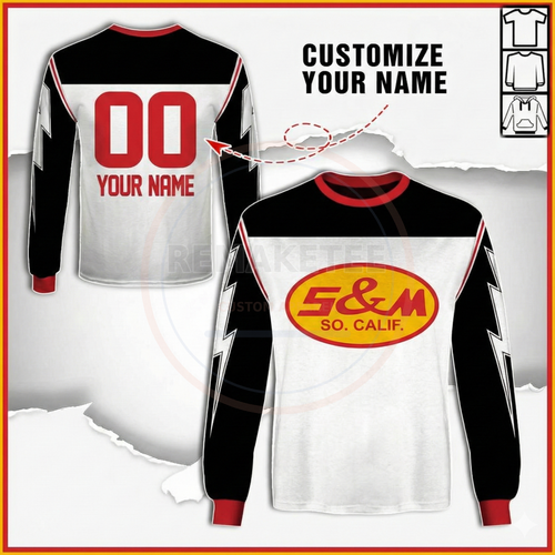 RemakeTee Custom Vintage Retro BMX Racing Jersey 115