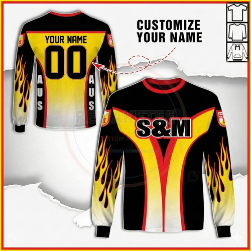 RemakeTee Custom Vintage Retro BMX Racing Jersey 116