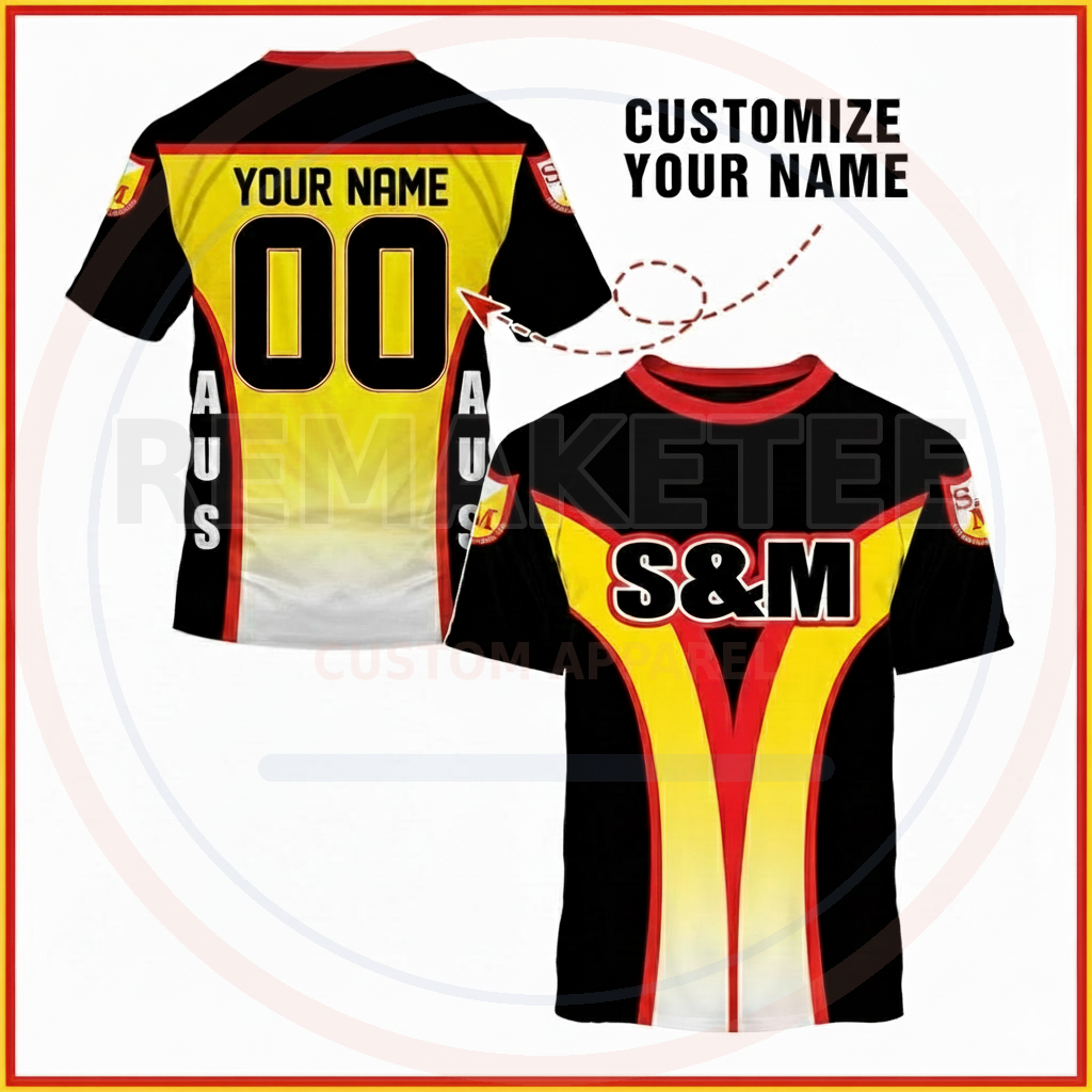 RemakeTee Custom Vintage Retro BMX Racing Jersey 116