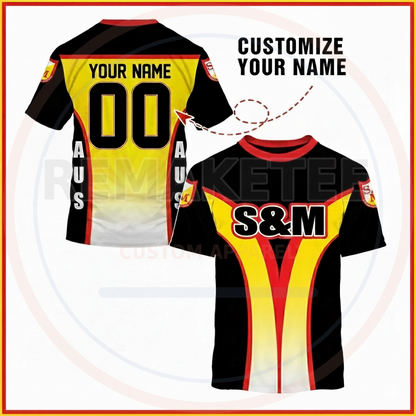 RemakeTee Custom Vintage Retro BMX Racing Jersey 116