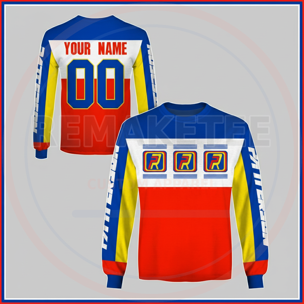 RemakeTee Custom Vintage Retro BMX Racing Jersey 105