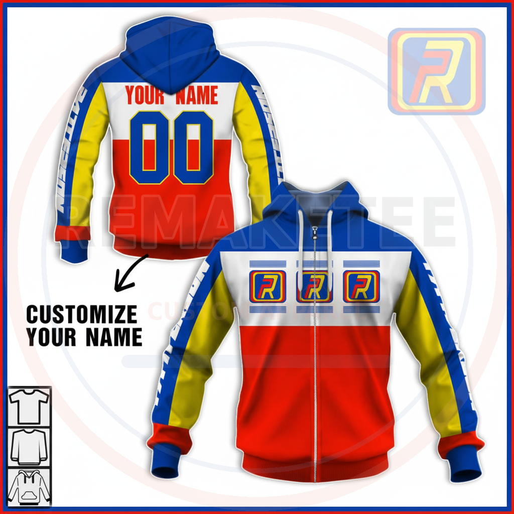 RemakeTee Custom Vintage Retro BMX Racing Jersey 105