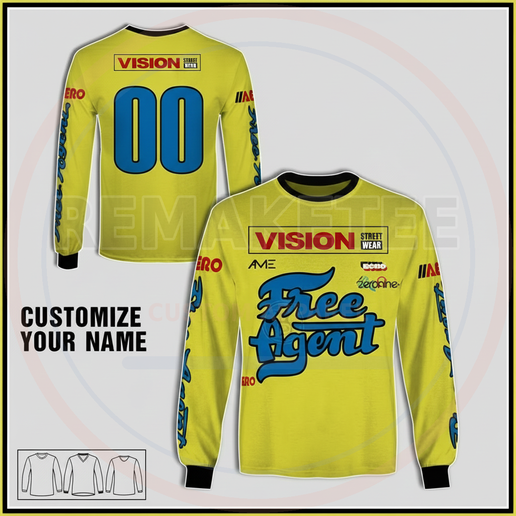 RemakeTee Custom Vintage Retro BMX Racing Jersey 107