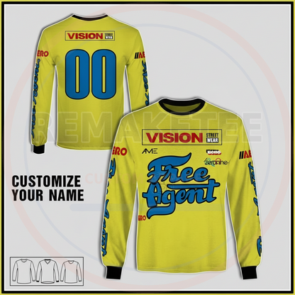 RemakeTee Custom Vintage Retro BMX Racing Jersey 107