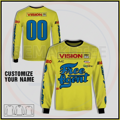 RemakeTee Custom Vintage Retro BMX Racing Jersey 107