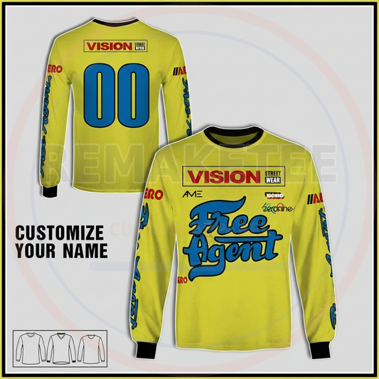 RemakeTee Custom Vintage Retro BMX Racing Jersey 107