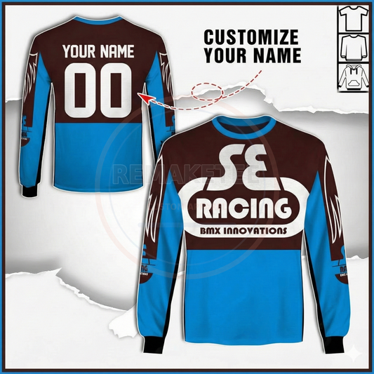 RemakeTee Custom Vintage Retro BMX Racing Jersey 111