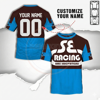 RemakeTee Custom Vintage Retro BMX Racing Jersey 111