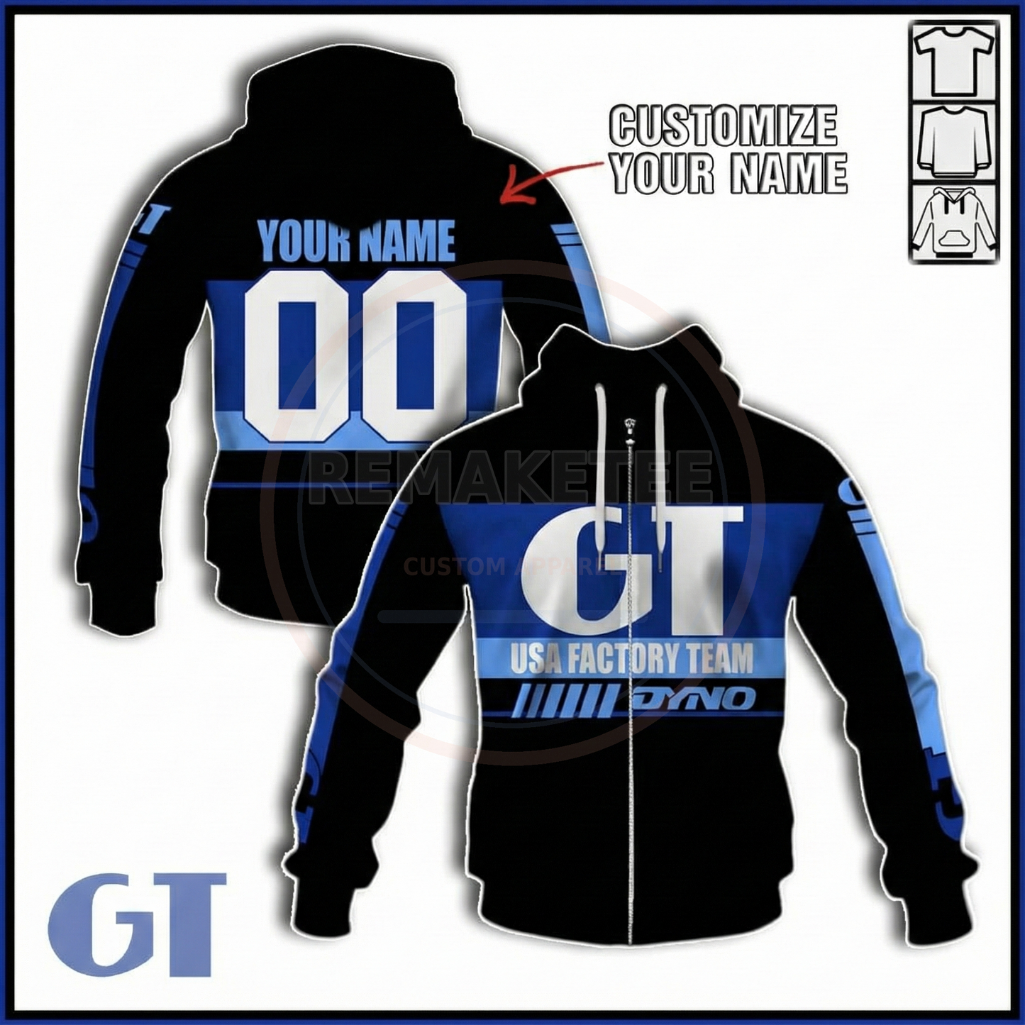 RemakeTee Custom Vintage Retro BMX Racing Jersey 122