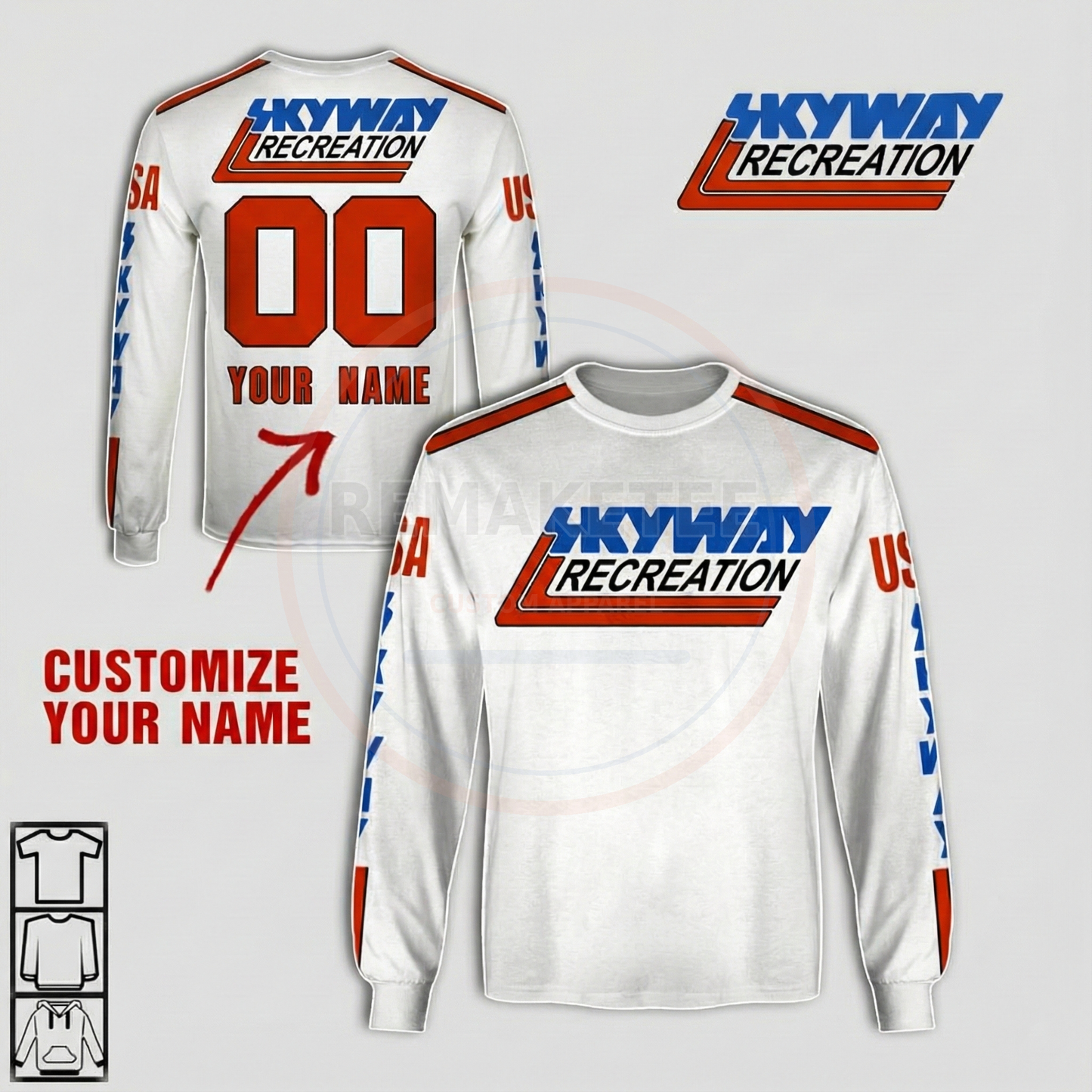RemakeTee Custom Vintage Retro BMX Racing Jersey 123