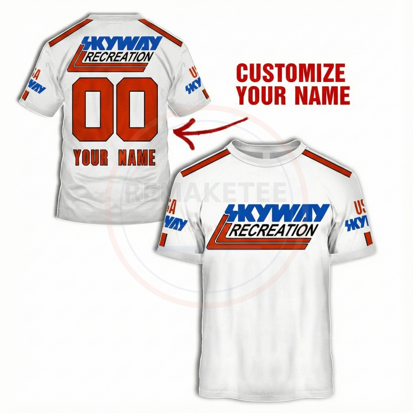 RemakeTee Custom Vintage Retro BMX Racing Jersey 123