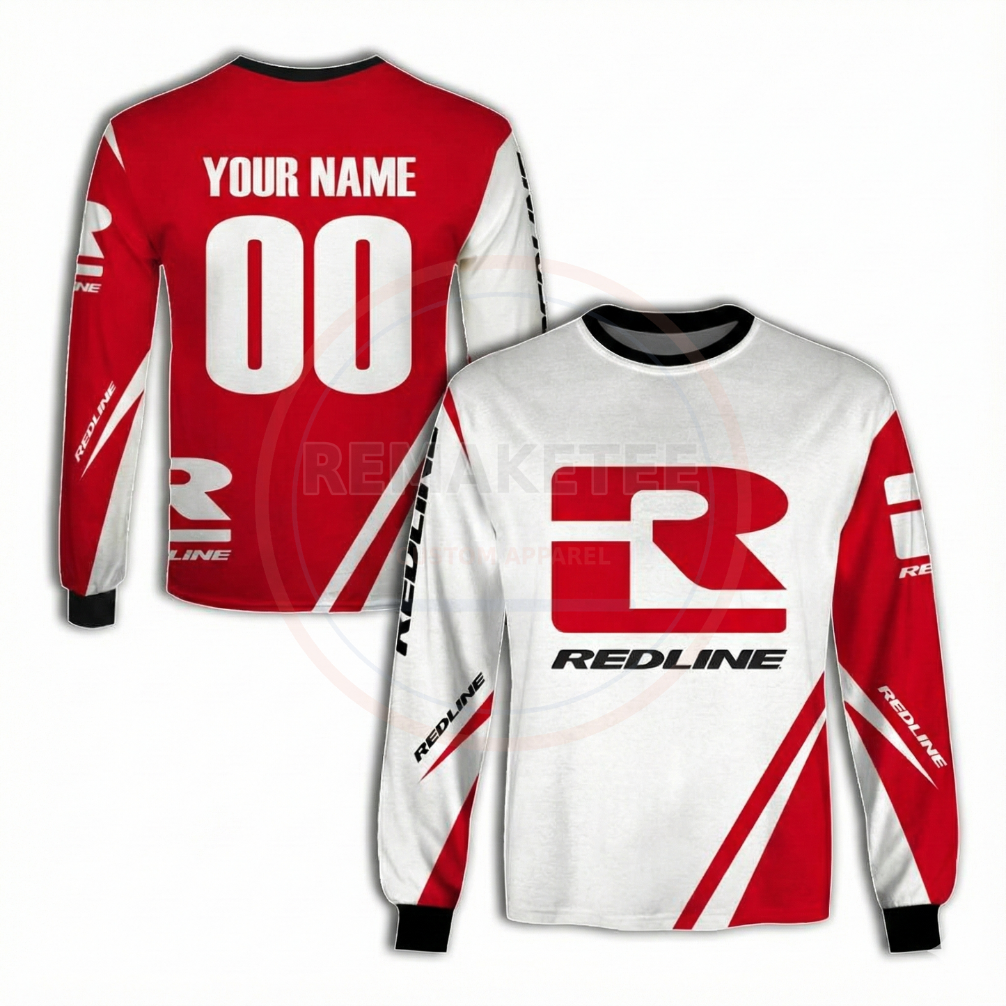 RemakeTee Custom Vintage Retro BMX Racing Jersey 124