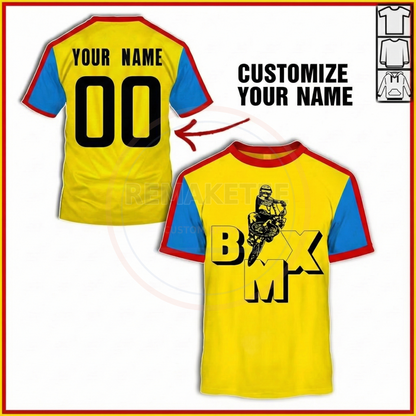 RemakeTee Custom Vintage Retro BMX Racing Jersey 127