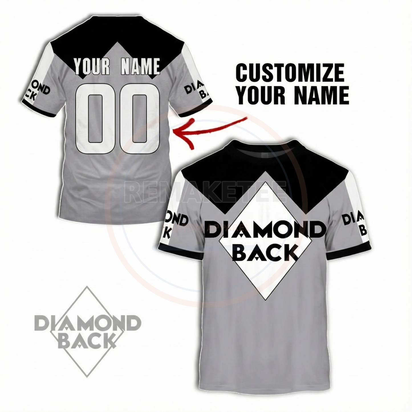RemakeTee Custom Vintage Retro BMX Racing Jersey 128