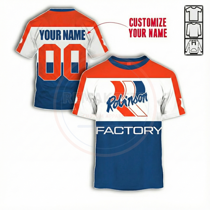 RemakeTee Custom Vintage Retro BMX Racing Jersey 129
