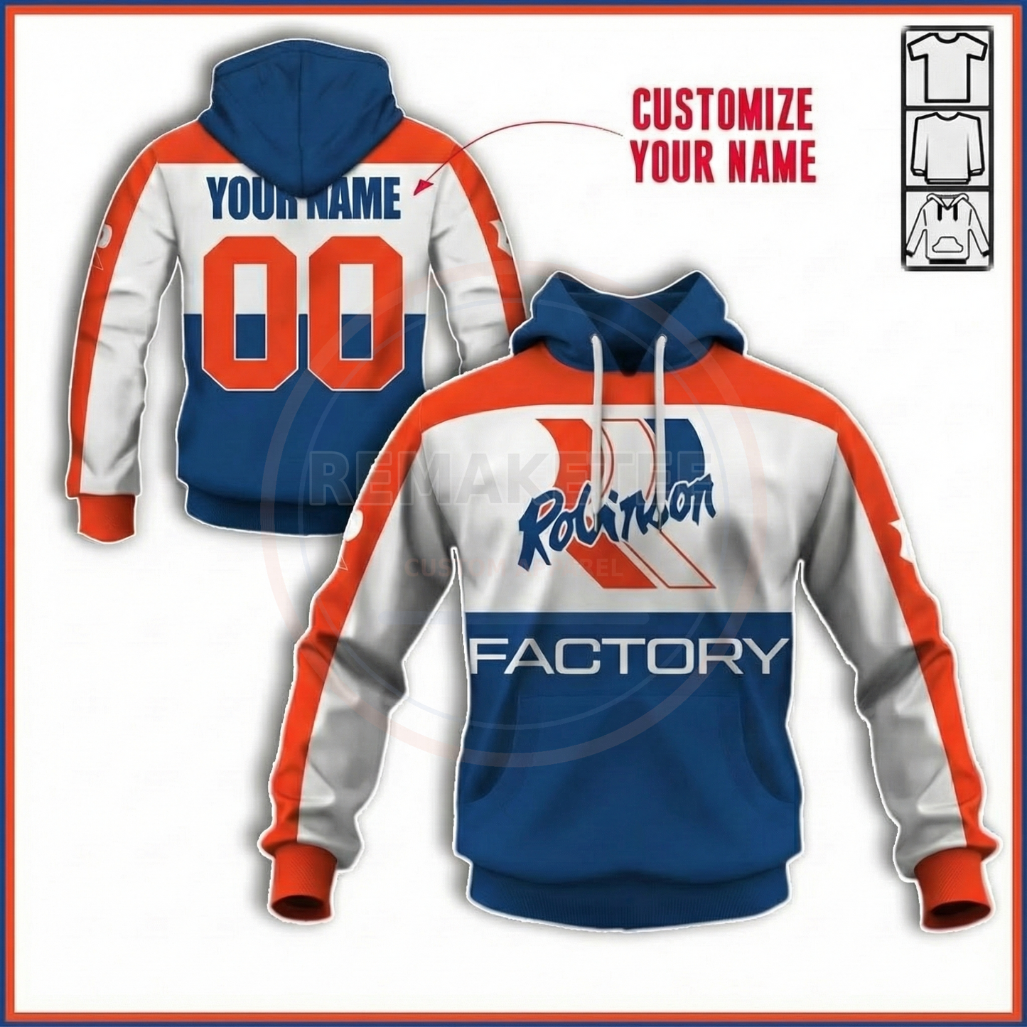 RemakeTee Custom Vintage Retro BMX Racing Jersey 129