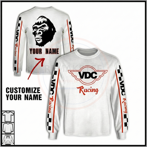RemakeTee Custom Vintage Retro BMX Racing Jersey 130