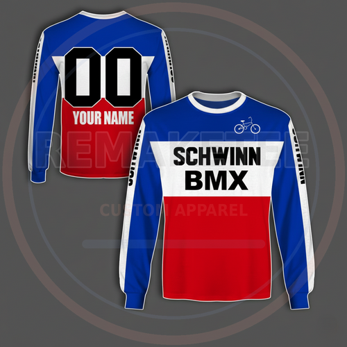 RemakeTee Custom Vintage Retro BMX Racing Jersey 131