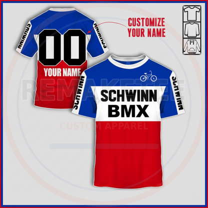 RemakeTee Custom Vintage Retro BMX Racing Jersey 131