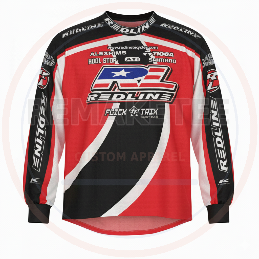 RemakeTee Custom Vintage Retro BMX Racing Jersey 209