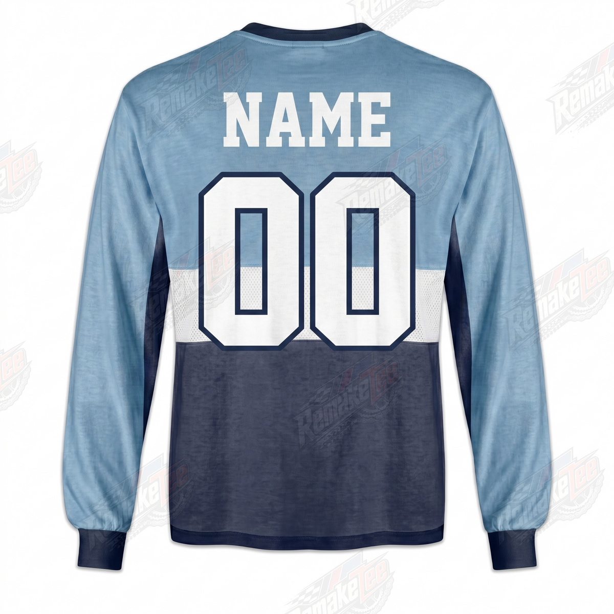 AXO Racing Blue Navy vintage VMX racing jersey - alternate product view