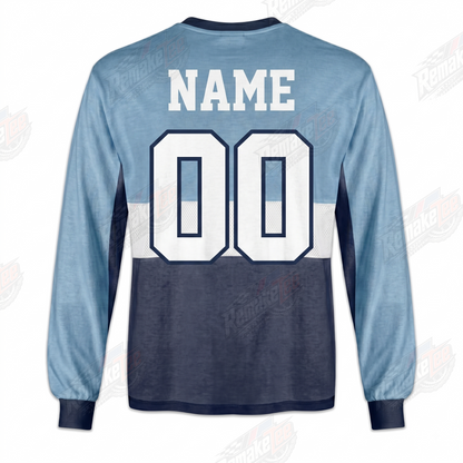 AXO Racing Blue Navy vintage VMX racing jersey - alternate product view