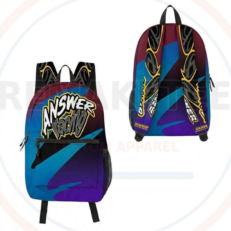 RemakeTee Custom Vintage Retro BMX Racing Backpack 004