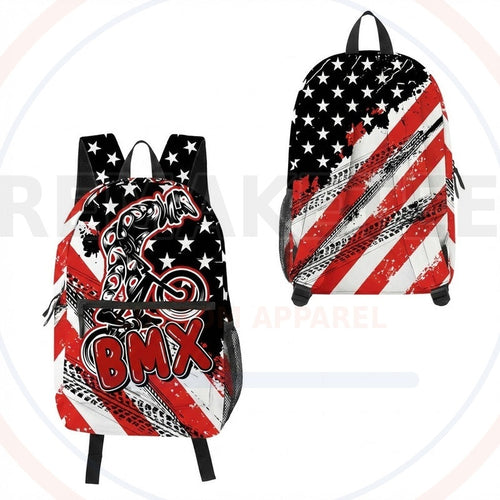 RemakeTee Custom Vintage Retro BMX Racing Backpack 006