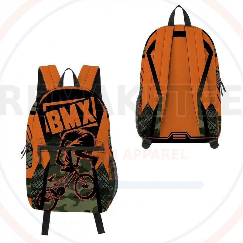 RemakeTee Custom Vintage Retro BMX Racing Backpack 017