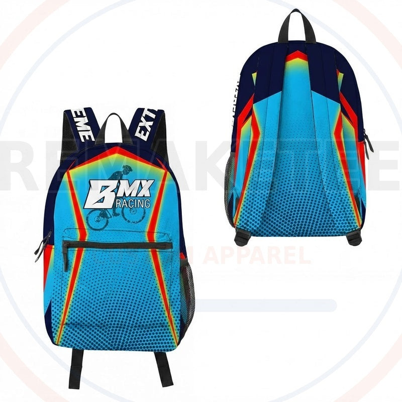 RemakeTee Custom Vintage Retro BMX Racing Backpack 020
