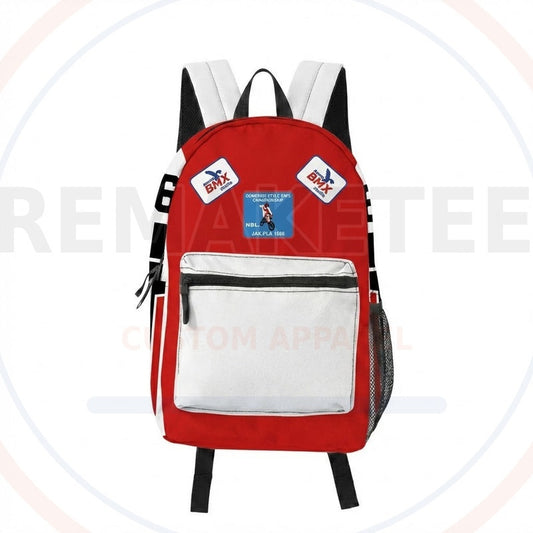 RemakeTee Custom Vintage Retro BMX Racing Backpack 021