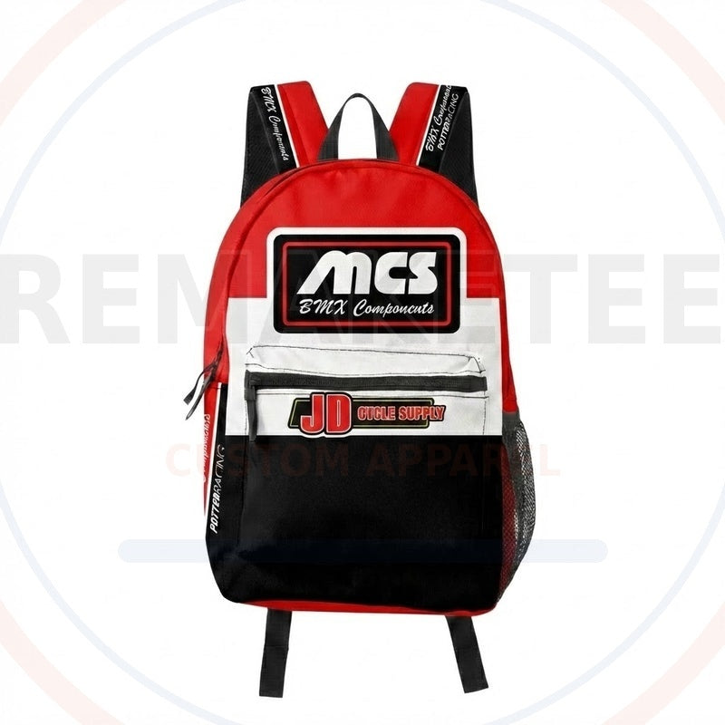 RemakeTee Custom Vintage Retro BMX Racing Backpack 026