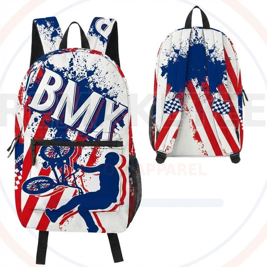 RemakeTee Custom Vintage Retro BMX Racing Backpack 028
